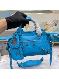 Replica Balenciaga NEO CAGOLE XS HANDBAG 05812 blue Tl15860CQ60