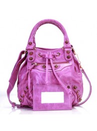 Replica Balenciaga Shiny Calfskin Top Handle Bag 115478 Purple Tl16258BJ25