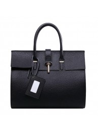 Replica BALENCIAGA Tube Tote Bag Original Leather 3088 Black Tl16158TN94