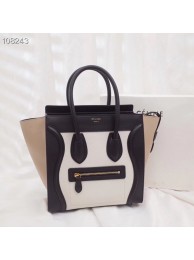 Replica Celine Luggage Boston Tote Bags All Calfskin Leather C0189-2 Tl4949Yn66