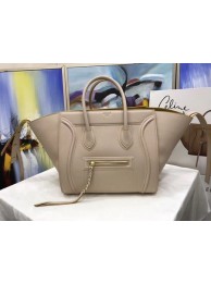 Replica Celine Luggage Phantom Tote Bag Calfskin Leather CT3372 Apricot&Yellow Tl5134ED66