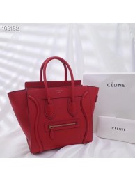 Replica CELINE MICRO LUGGAGE HANDBAG IN LAMINATED LAMBSKIN 167793-11 Tl4917YP94