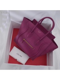 Replica CELINE MICRO LUGGAGE HANDBAG IN LAMINATED LAMBSKIN 167793-18 Tl4910CQ60