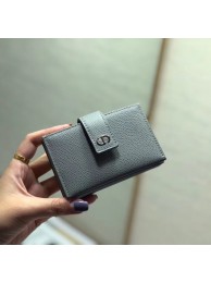 Replica DIOR 30 MONTAIGNE 5-GUSSET CARD HOLDER Grained Calfskin S2058 grey Tl9300SV68