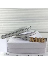 Replica Dior 30mm Leather Belt CD2366 White Tl11093Vi77