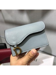 Replica DIOR OBLIQUE 5-POCKET CARD HOLDER M928 Gray Tl9297YP94