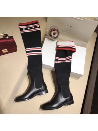 Replica Fashion Givenchy Fashion Style Knee Socks Boots 86249 Black Tl18381yI43