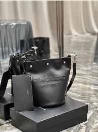 Replica Fashion SAINT LAUREN RIVE GAUCHE BUCKET BAG IN SMOOTH LEATHER Y689299A black Tl14343HM85