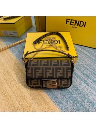 Replica FENDI fabric bag 8BR600 brown Tl13011Sf59