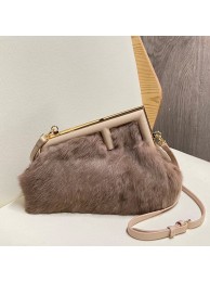 Replica FENDI FIRST SMALL mink bag 8BP129A grey Tl12716ec82