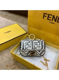 Replica FENDI NANO BAGUETTE CHARM nappa leather 7AR844 Tl13019ls37