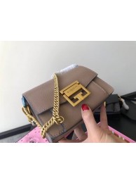 Replica GIVENCHY GV3 leather and suede mini shoulder bag 1116 brown Tl18274ED66