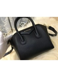 Replica Givenchy mini Antigona Bag Goat Leather G1900 Black Tl18302nB47