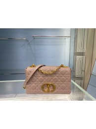 Replica MEDIUM DIOR CARO BAG Soft Cannage Calfskin M9242 pink Tl8690aG44