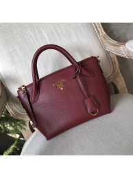 Replica Prada Calf leather bag 1BH111 Burgundy Tl6466Kg43