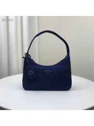 Replica Prada Re-Edition 2000 nylon mini-bag 1NE515 blue Tl6317it96