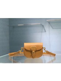 Replica SMALL DIOR BOBBY BAG Gray Box Calfskin Gray Box Calfskin M9317 yellow Tl8935SV68