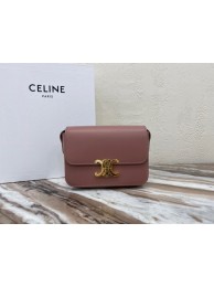 Replica Top Celine MINI CLASSIC BAG IN BOX CALFSKIN CL01503 pink Tl4877Cq58