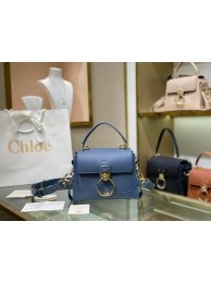 Replica Top Chloe Original Calfskin Leather Bag C1143S blue Tl17885ll80