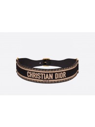 Replica Top Dior Belt 65 mm Embroidered Canvas M928 Blue & Cream Tl11054Vx24