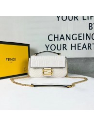 Replica Top Fendi Baguette Beige nappa leather bag F0881 Beige Tl12542Cq58