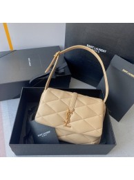 Replica Top SAINT LAUREN LE 57 HOBO SHOULDER BAG IN QUILTED LAMBSKIN 698567 apricot Tl14367Cq58