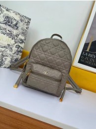 SMALL DIOR BACKPACK Cannage Lambskin M9222U Taupe Tl8562Zw99