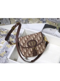 SMALL DIOR BOBBY BAG Brown Dior Oblique Jacquard M9317U Tl8888Nw52