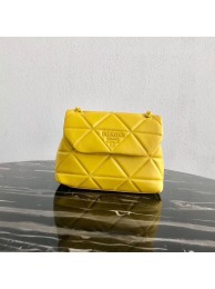 Small Prada Spectrum shoulder bag 1BD233 Yellow Tl6314Oq54