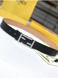 Top Fendi Leather Belt F2371 30mm Tl13691yq38