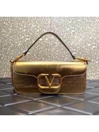 VALENTINO GARAVANI Loco Calf leather bag 2B0K30 gold Tl19278pk20