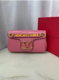 VALENTINO GARAVANI Stud Sign nappa Shoulder Bag NL098 pink Tl19354Kf26