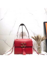 Valentino Garavani VRING Small leather shoulder bag 00843 red Tl19595Kd37