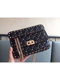 VALENTINO leather bag 0051 black Tl19583vN22