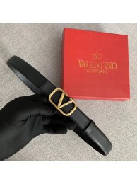 Valentino Leather Belt wide 2.0CM 3599 black Tl20769Xr72