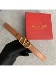 Valentino Leather Belt wide 2.0CM 3599 brown Tl20770nU55