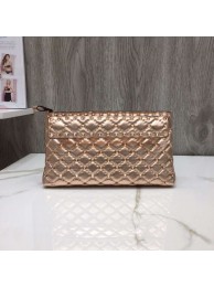 VALENTINO leather clutch 0125 Rose Gold Tl19619CD62