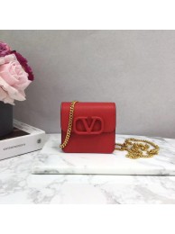 VALENTINO Origianl leather 067 Chain bag red Tl19467yj81