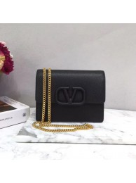 VALENTINO Origianl leather 069 Chain bag black Tl19465aj95