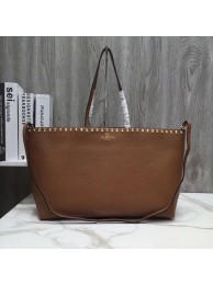 VALENTINO Origianl Leather Bag V2088 Brown Tl19586Eb92