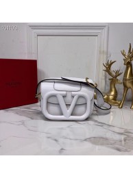 VALENTINO Origianl leather shoulder bag V0032A white Tl19530KX51