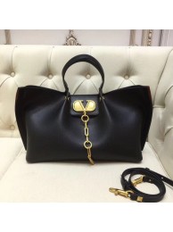 VALENTINO Origianl leather tote 2080 black Tl19498Pf97