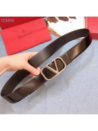 Valentino Original Calf Leather Belt wide 4.0CM 3603 brown Tl20766nV16