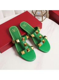 Valentino Slippers Shoes V62318 Green Tl20588sY95