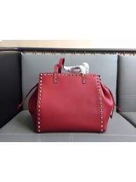 Valentino Tote Bag Original Leather 76366 Red Tl19749KX22