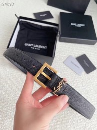 YSL calf leather 30MM BELT SL1459 Tl15593Rk60