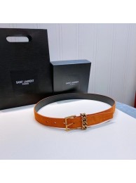 YSL Leather 30MM BELT 0237 Tl15596qM91